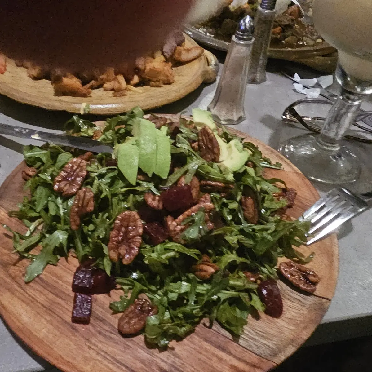 Beets Arugula Pecan Salad