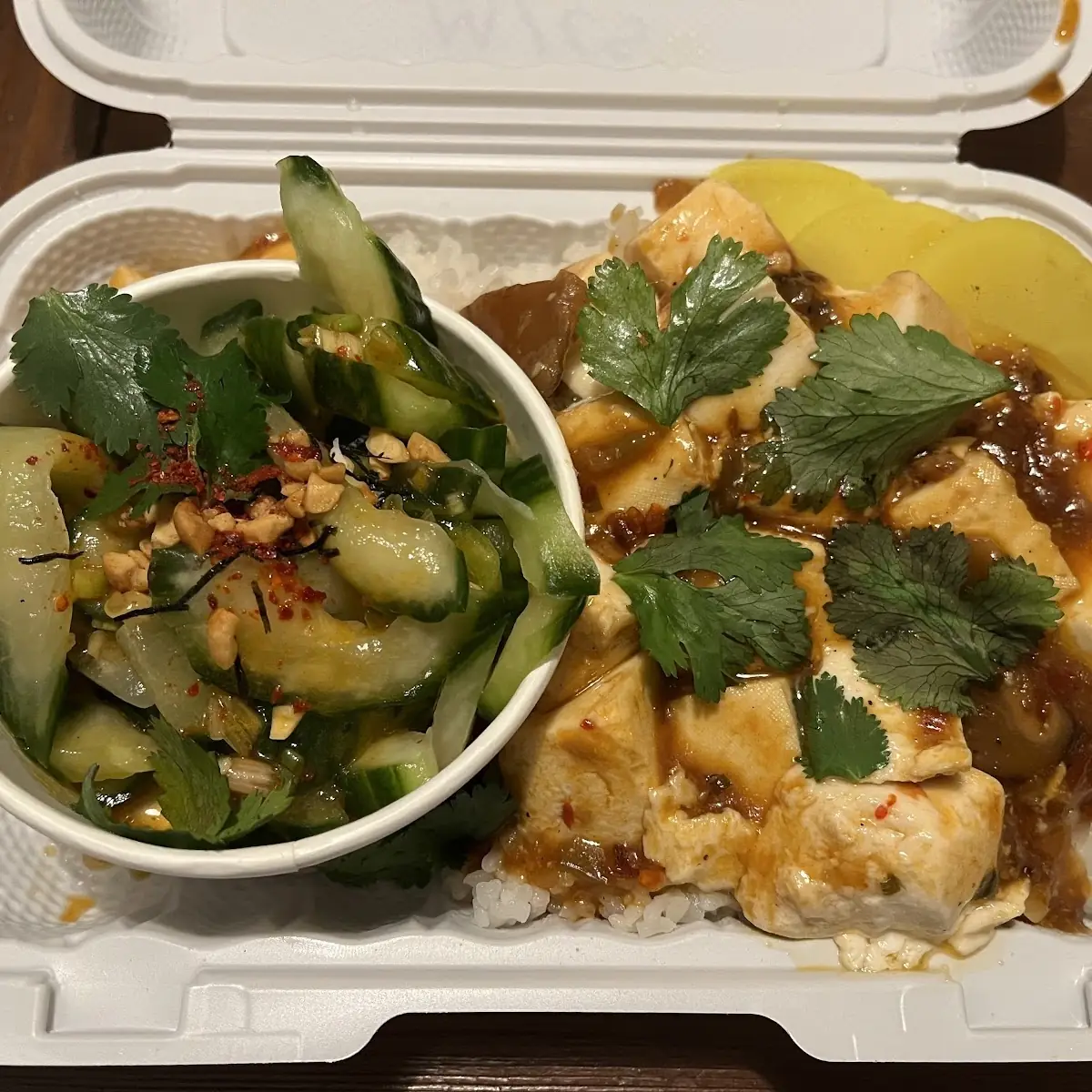 Tofu Cucumber Salad