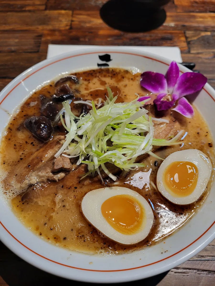 Miso Black Mushrooms, Sansotei Ramen