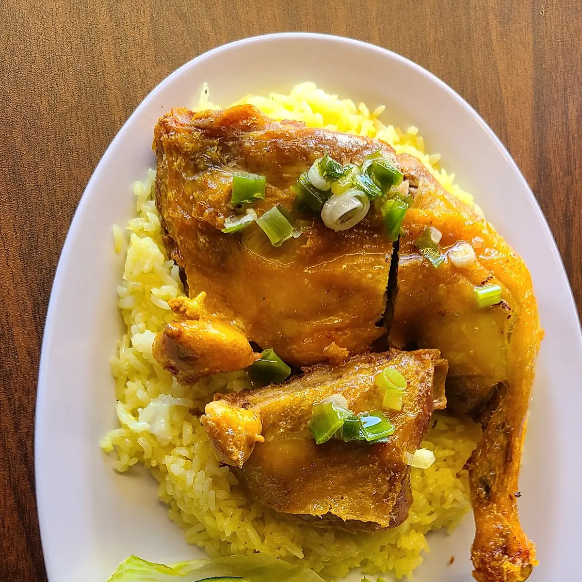 5 Spice Chicken with Yellow Rice