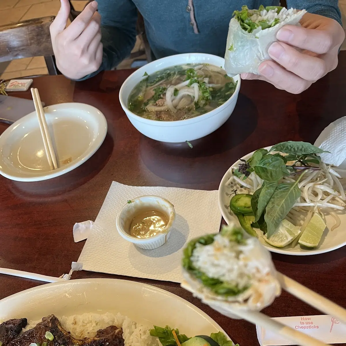 Spring Rolls Pho Combo C3