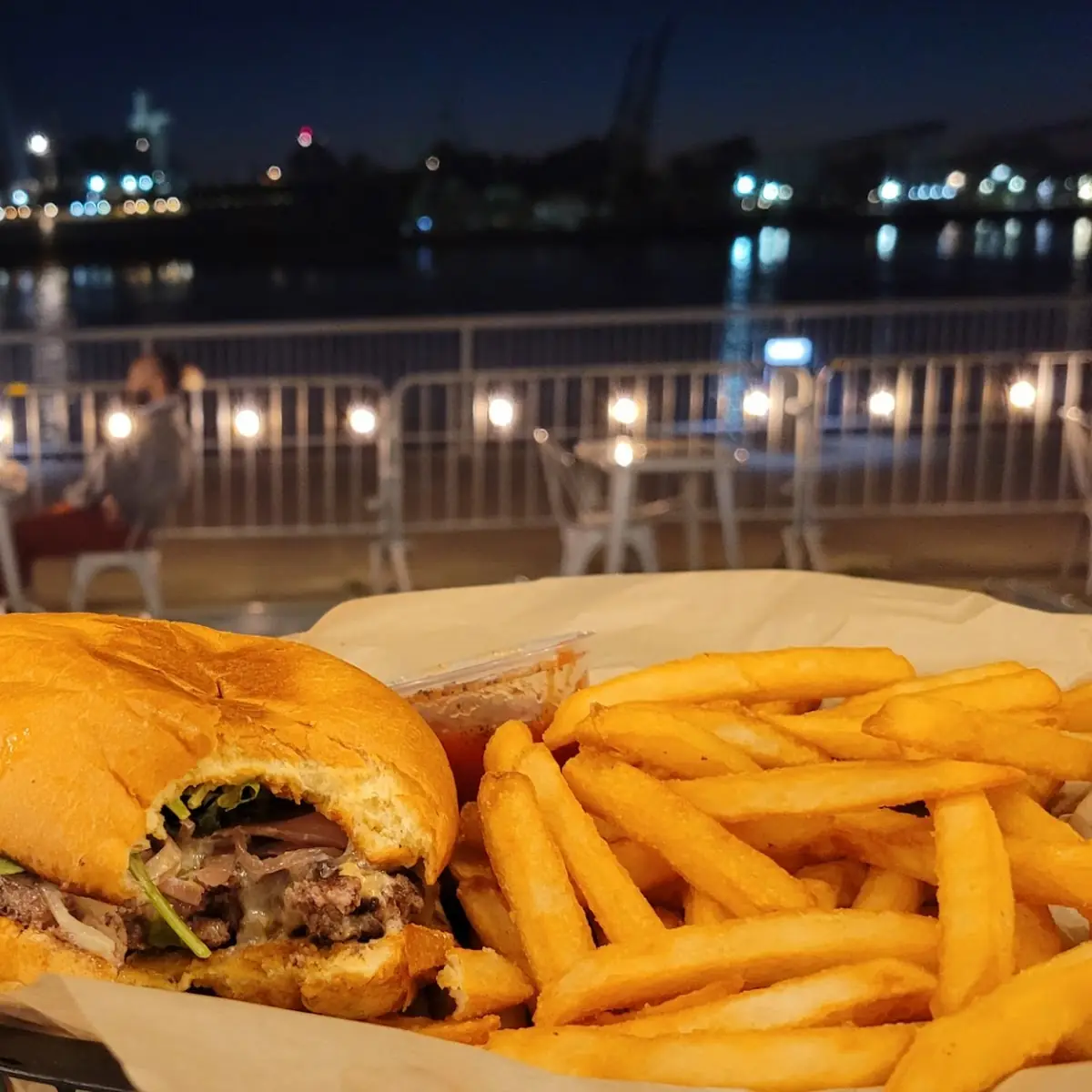Burger and Fries