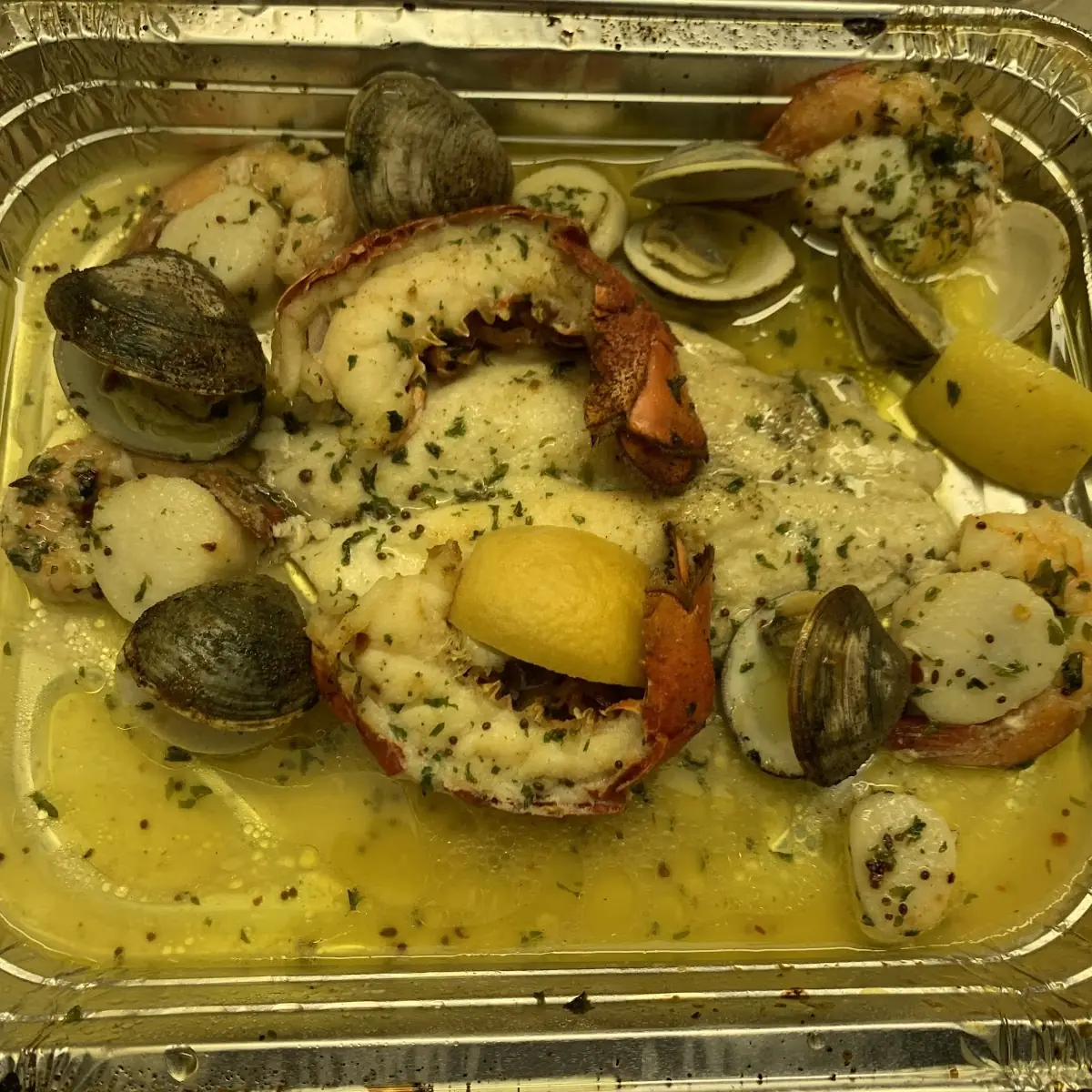 Broiled Seafood Platter