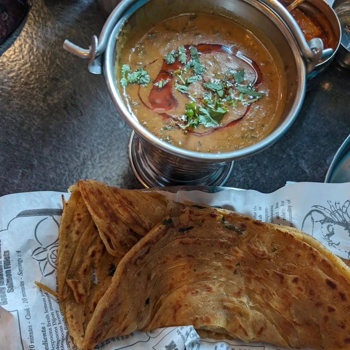 Dal Makhani with Lachha Paratha