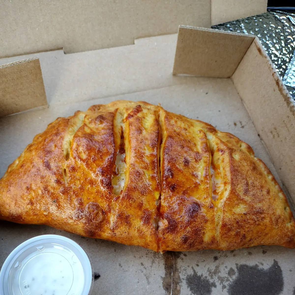 Buffalo Chicken Calzone