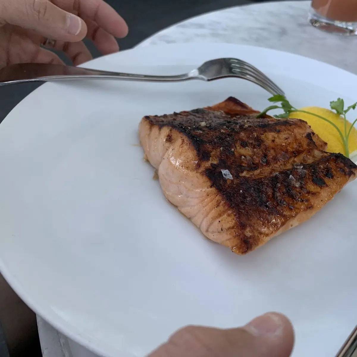 Broiled Salmon