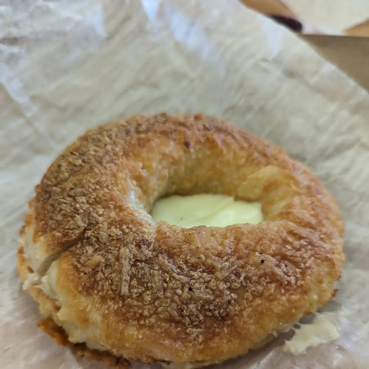 Egg and Cheese Bagel Sandwich
