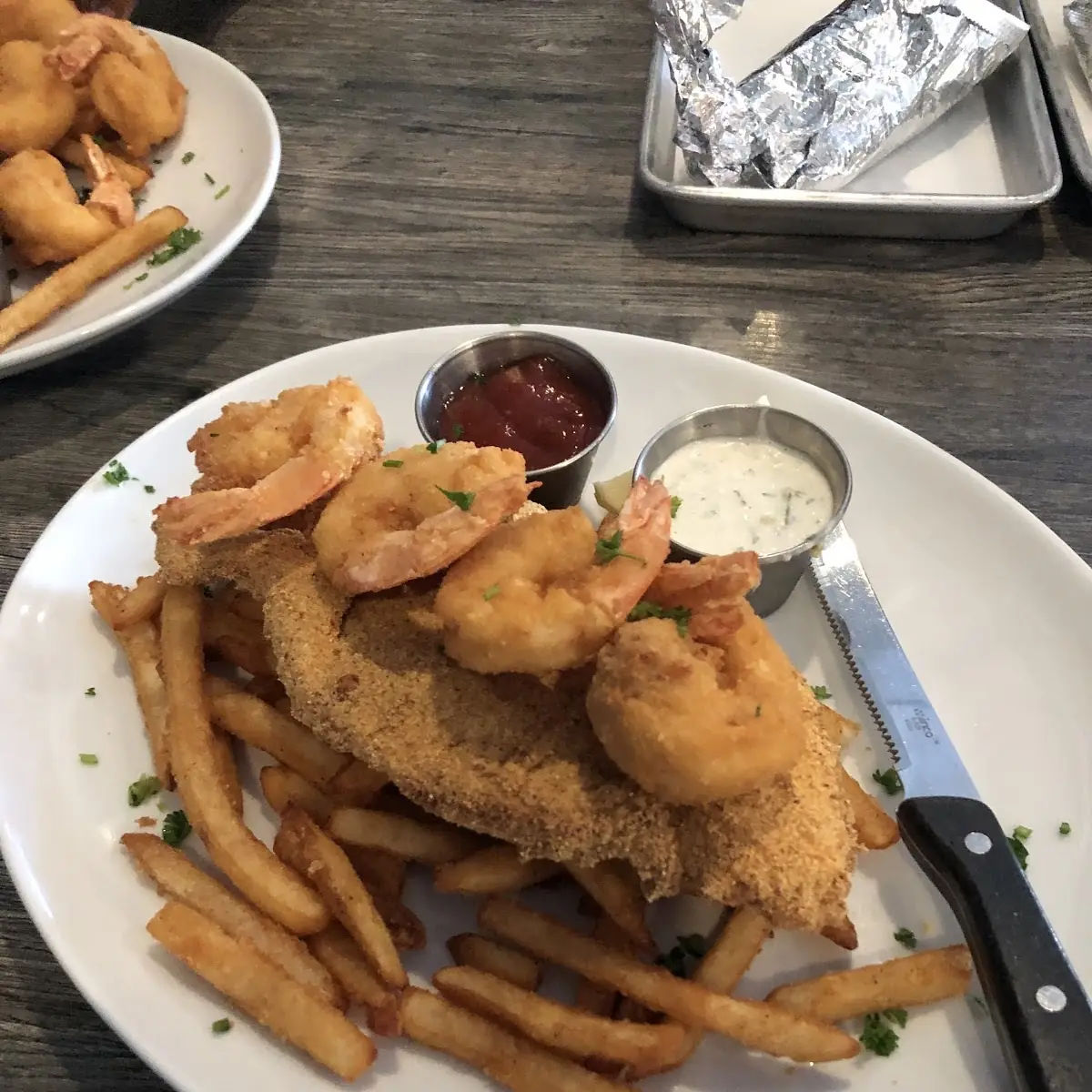 Fried Shrimp and Fish