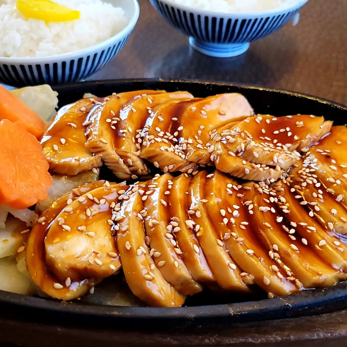 Chicken Teriyaki with Sesame Seeds
