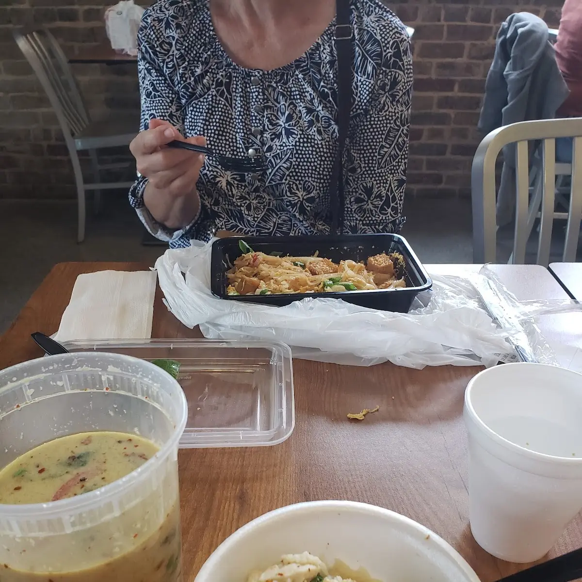 Pad Thai & Green Curry with Chicken