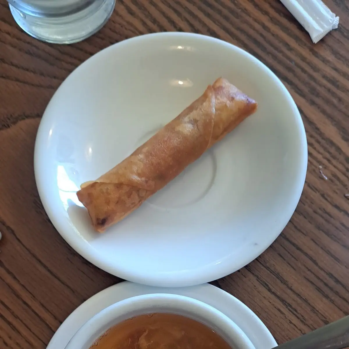 Spring Roll Hot and Sour Soup