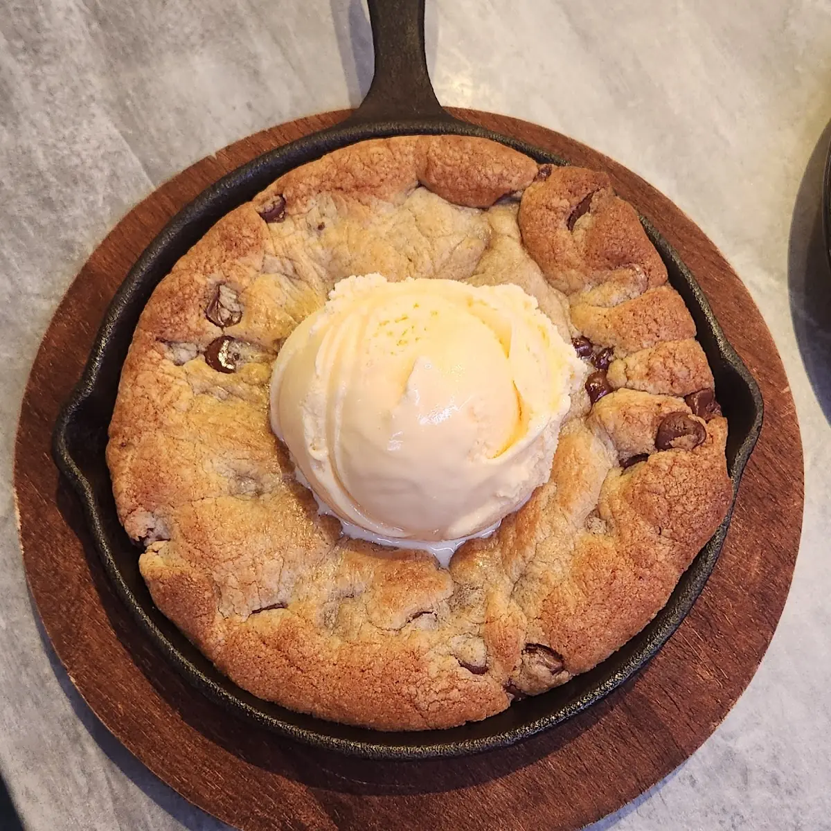 Cookie Skillet with Ice Cream