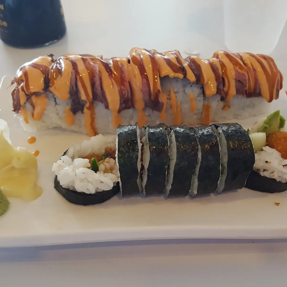 Samurai Roll and Tempura Roll