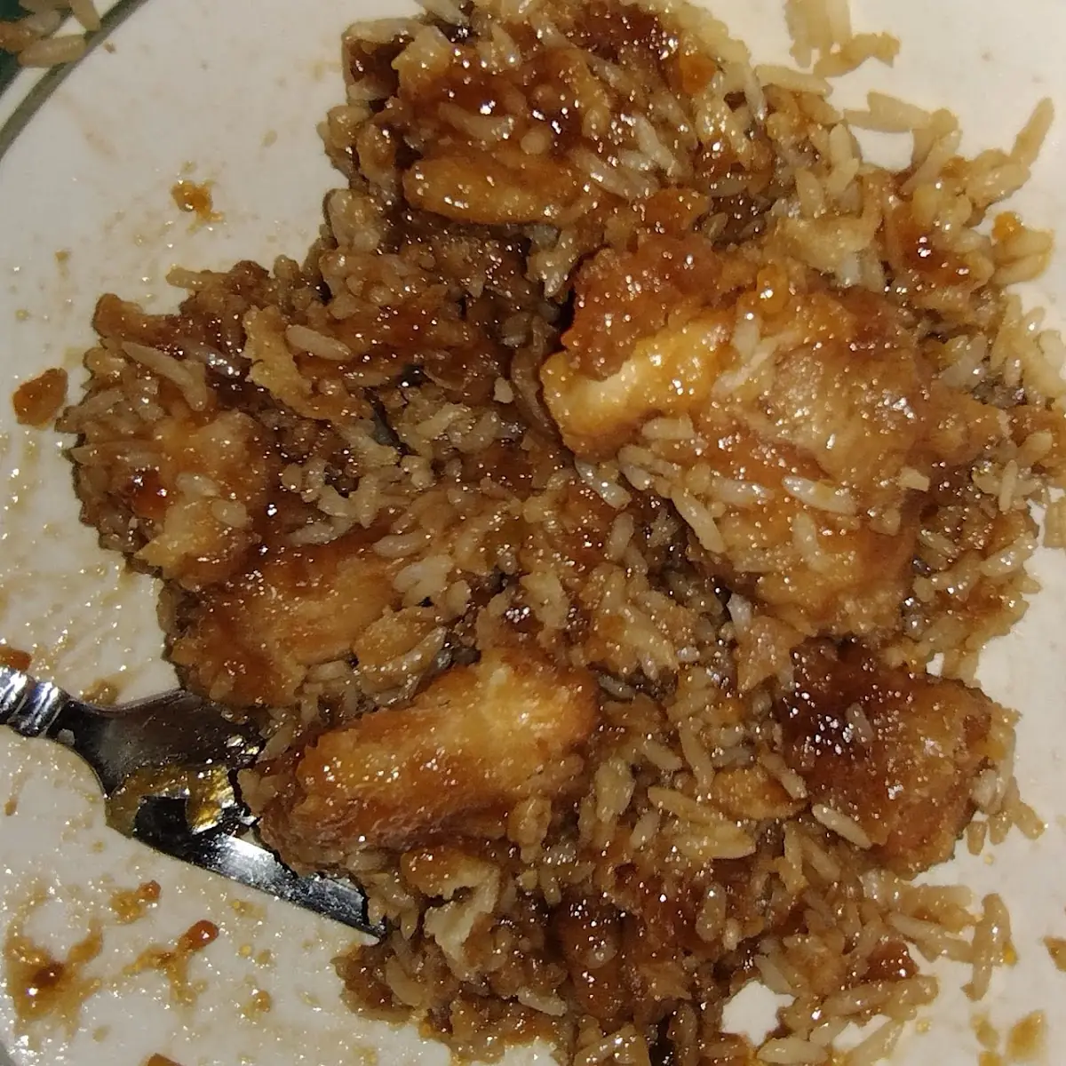 Sesame Chicken and Fried Rice