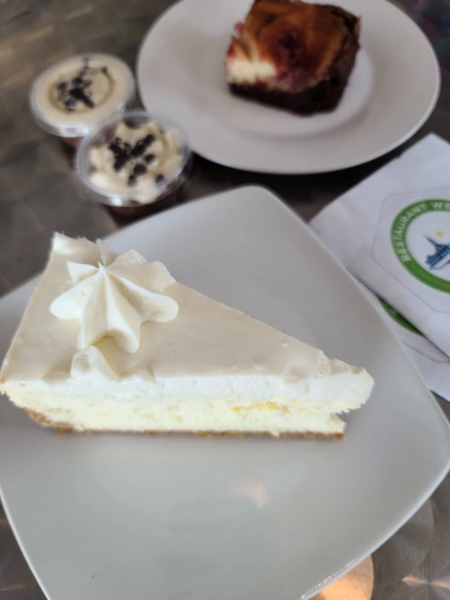 Key Lime Pie Cheesecake and Cherry Cheesecake Brownie