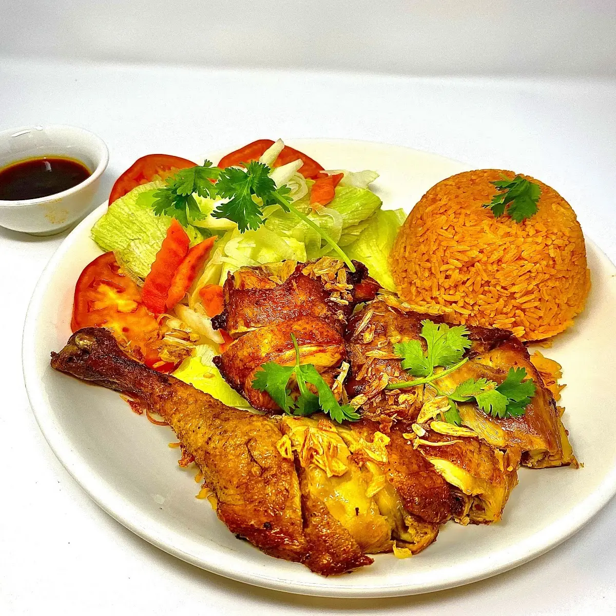 Cơm GÀ Rôti Roasted Chicken Rice
