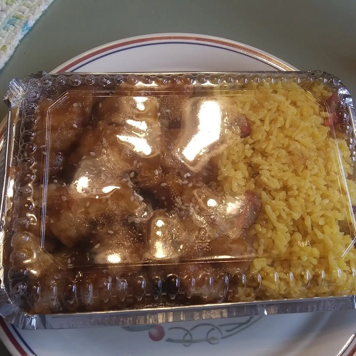 Sesame Chicken Fried Rice