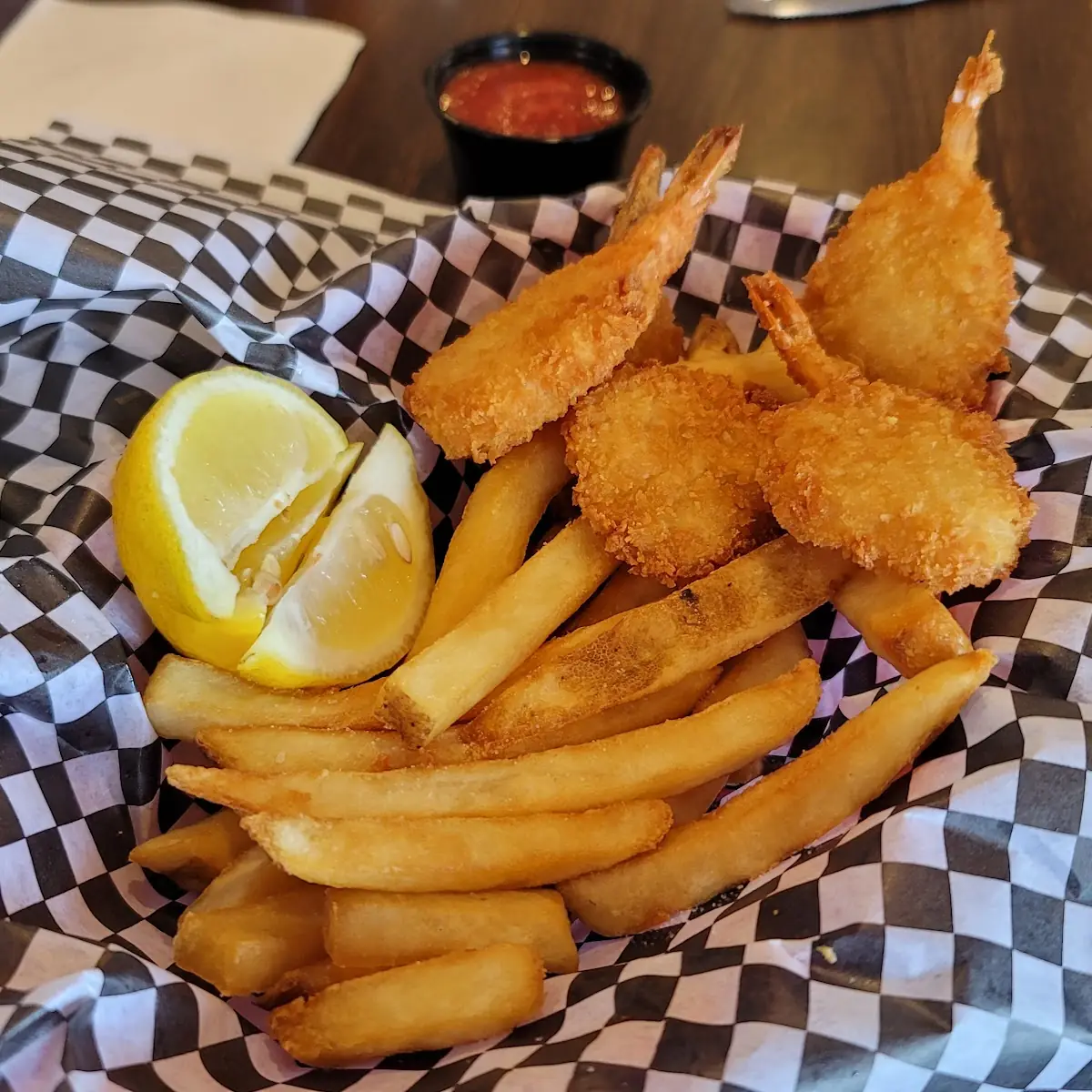 Deep Fried Shrimp Basket
