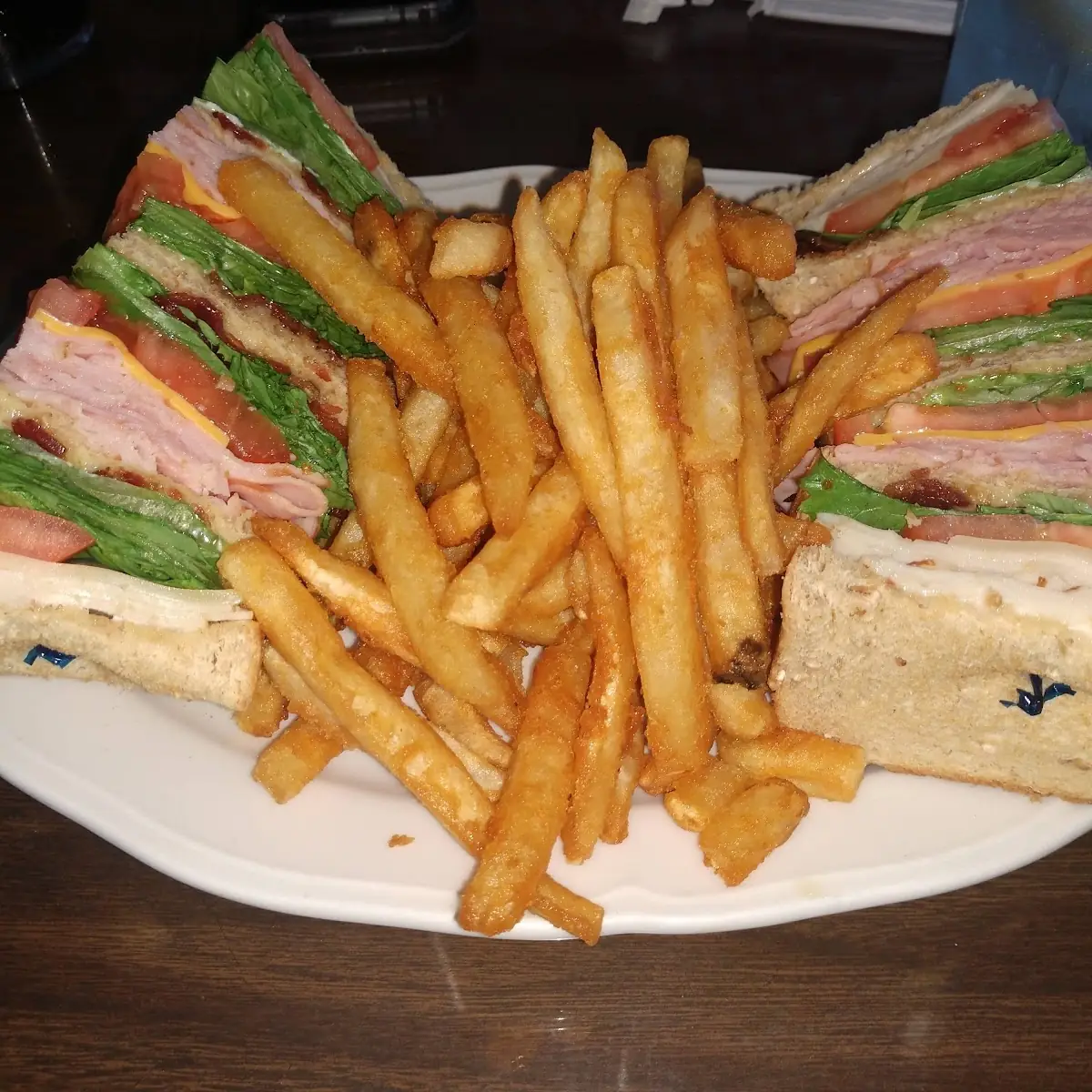 Turkey Ham Club Sandwich