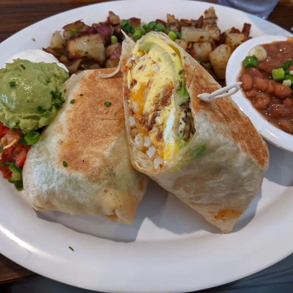 Beach Breakfast Burrito