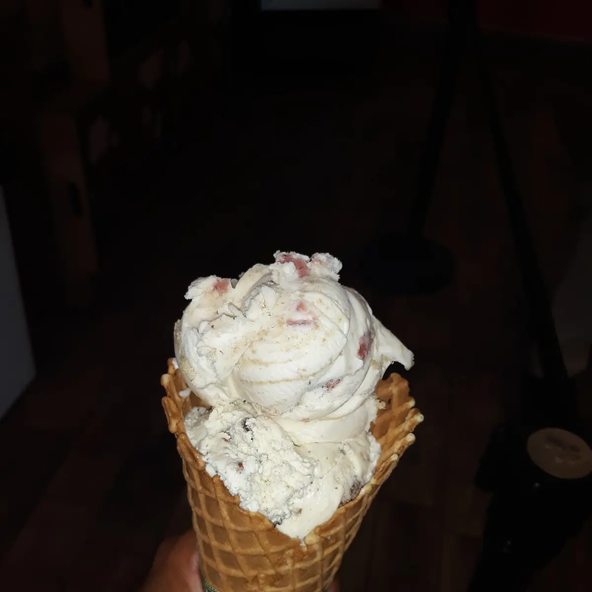 Strawberry Cheesecake Ice Cream Cone