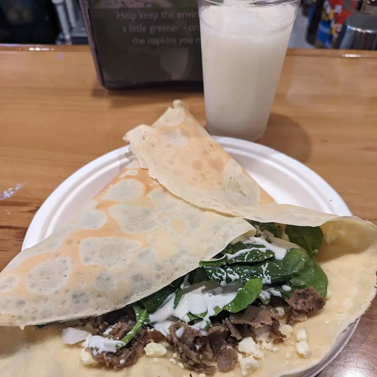 Philly Cheese Steak Crepe
