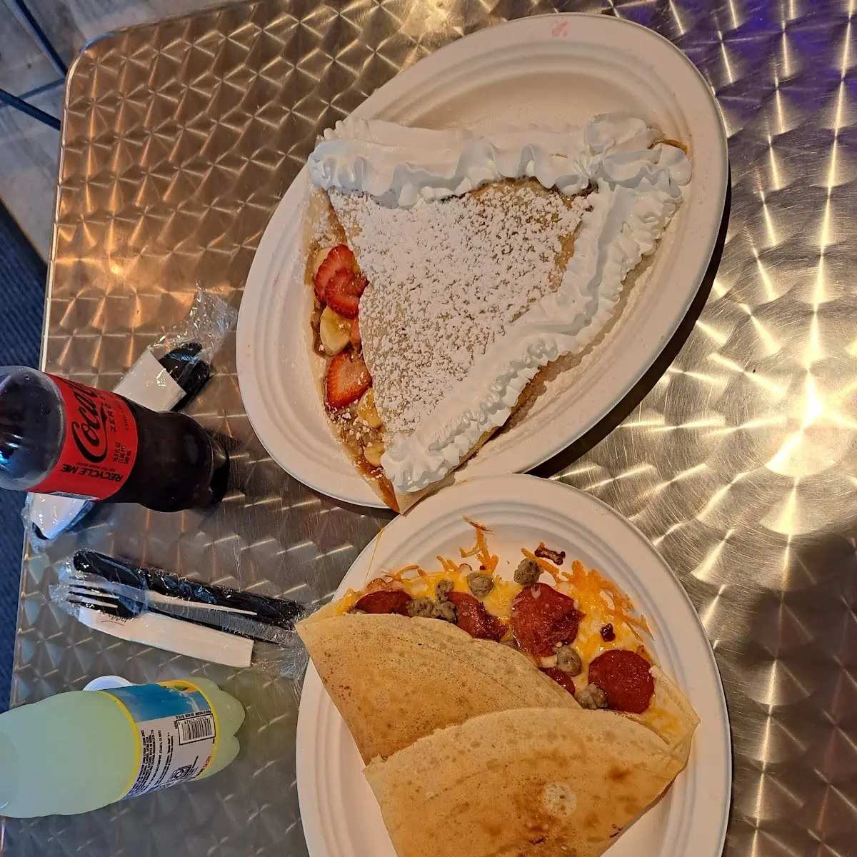 Strawberry and Nutella Crepe