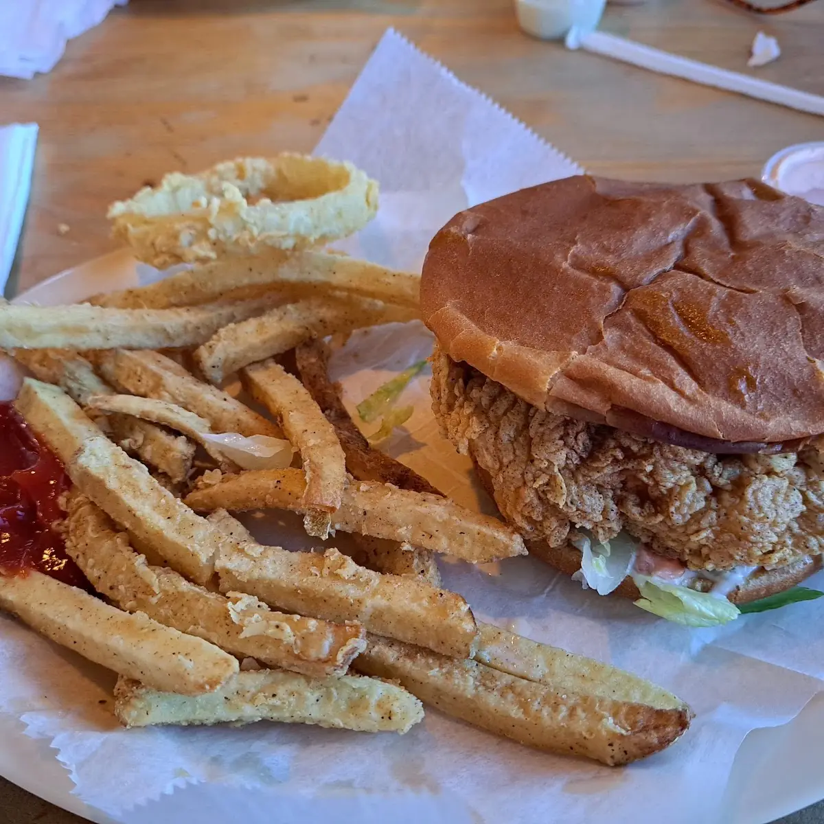 Chicken Burger Combo