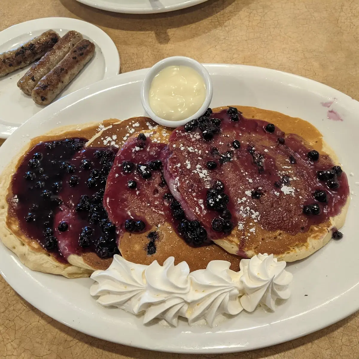 Double Blueberry Pancakes
