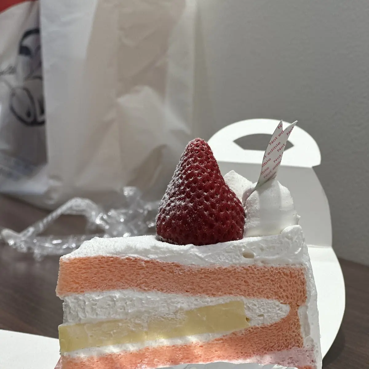 Strawberry Cake Slice