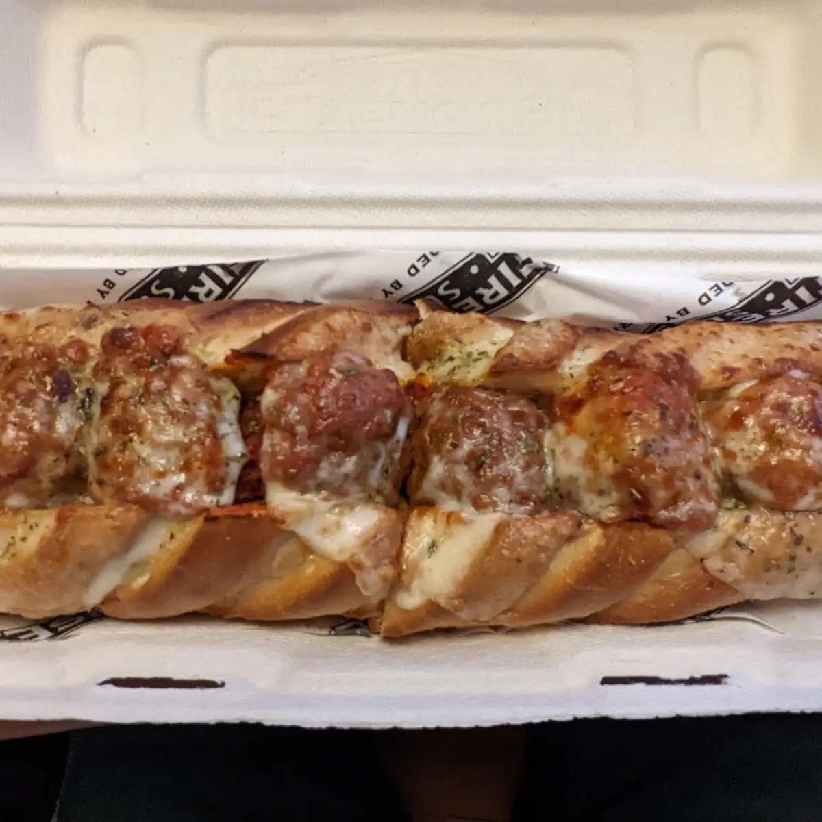 Large Firehouse Meatball Parm Sandwich