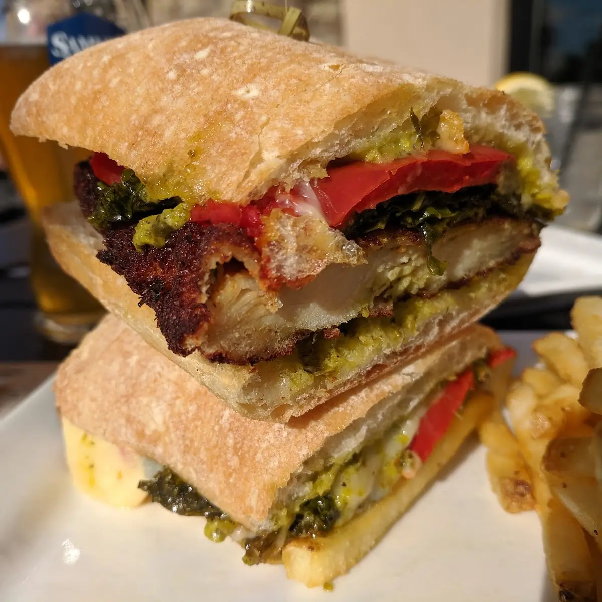 Tuscan Chicken Cutlet Sandwich