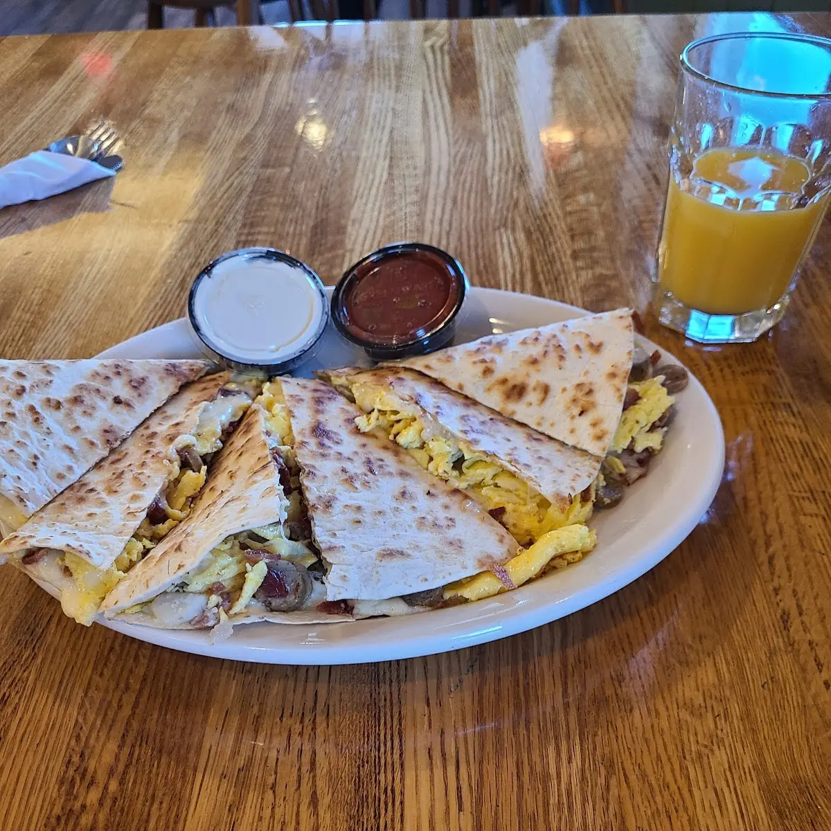 Buffalo Chicken Quesadilla