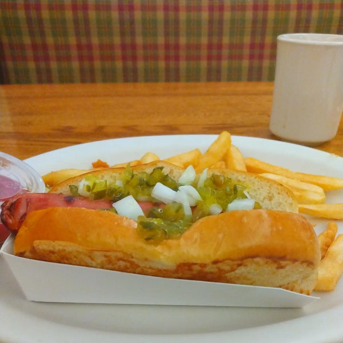 Hot Dog with Fries