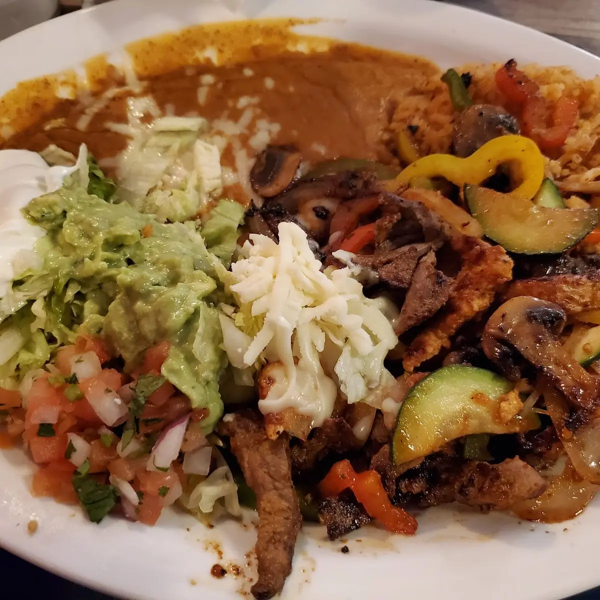 Beef and Chicken Fajitas