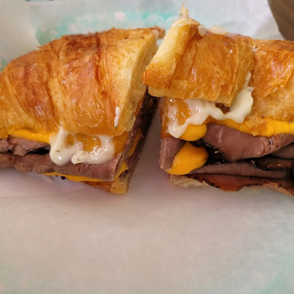 Sausage, Egg and Cheese on a Roll