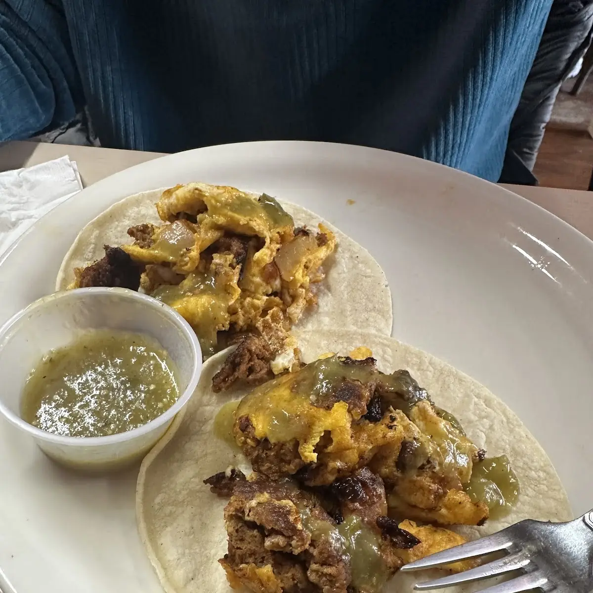 Chorizo Breakfast Tacos