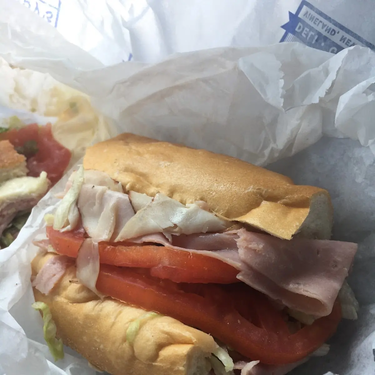 Turkey Ham and Cheese Sub