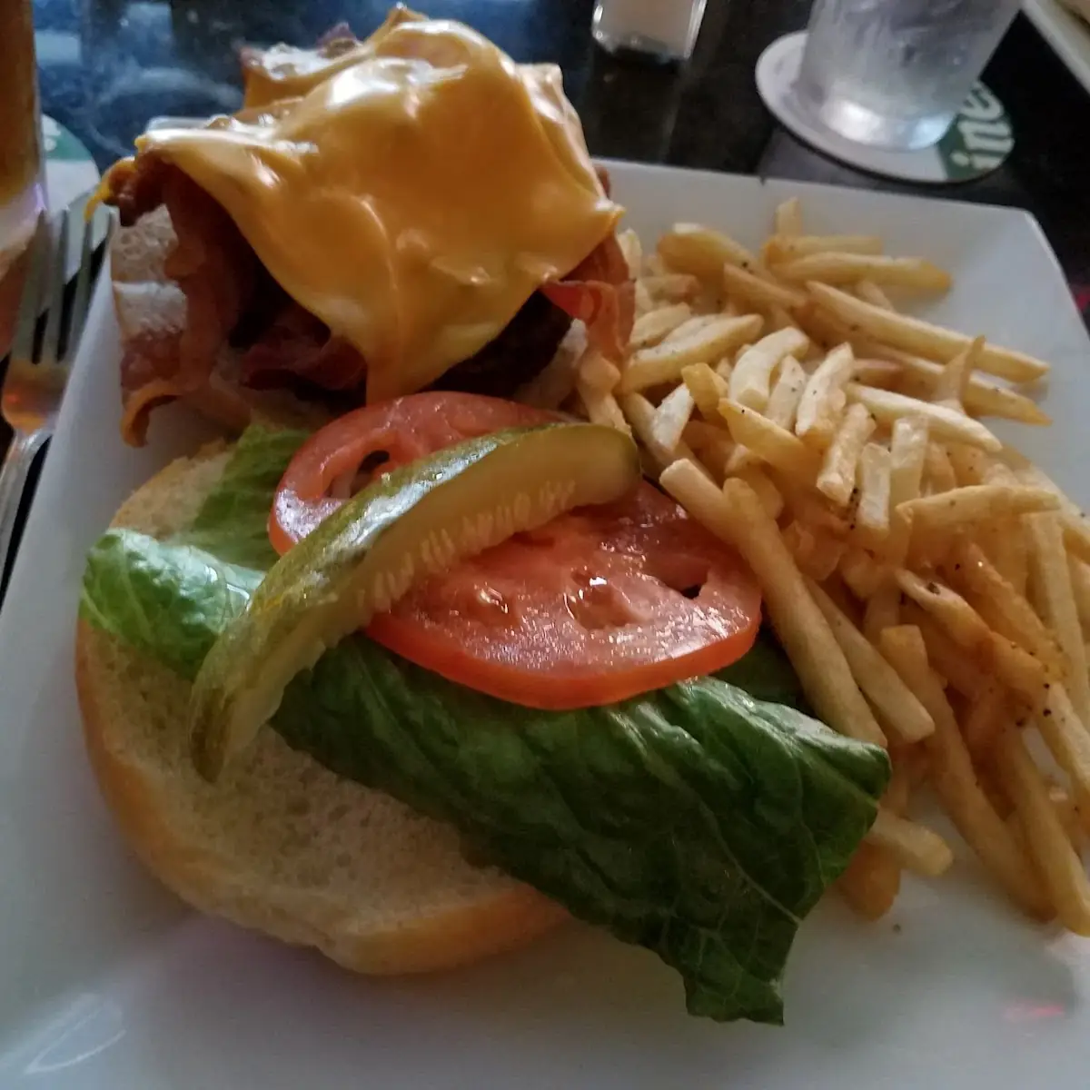 Bacon Cheeseburger with Fries
