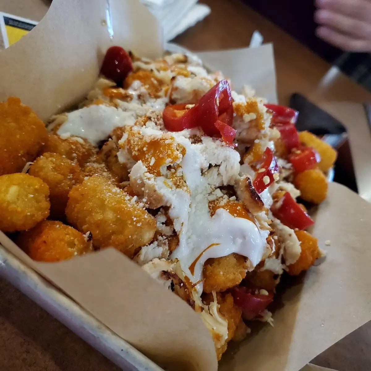 Cheese Curd Bacon Burger
