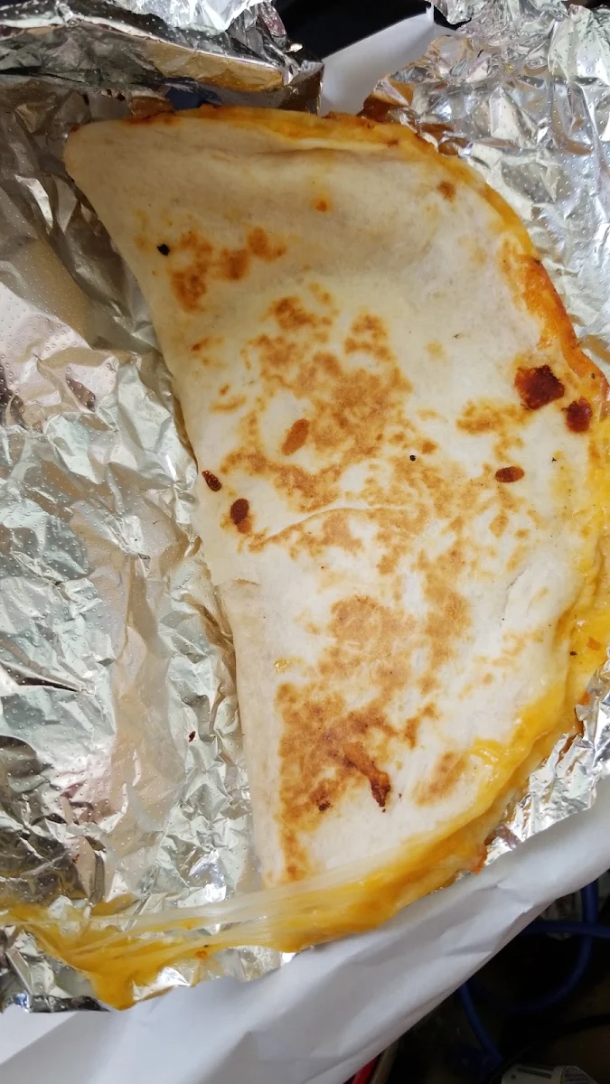 Cheese Quesadilla with Onions