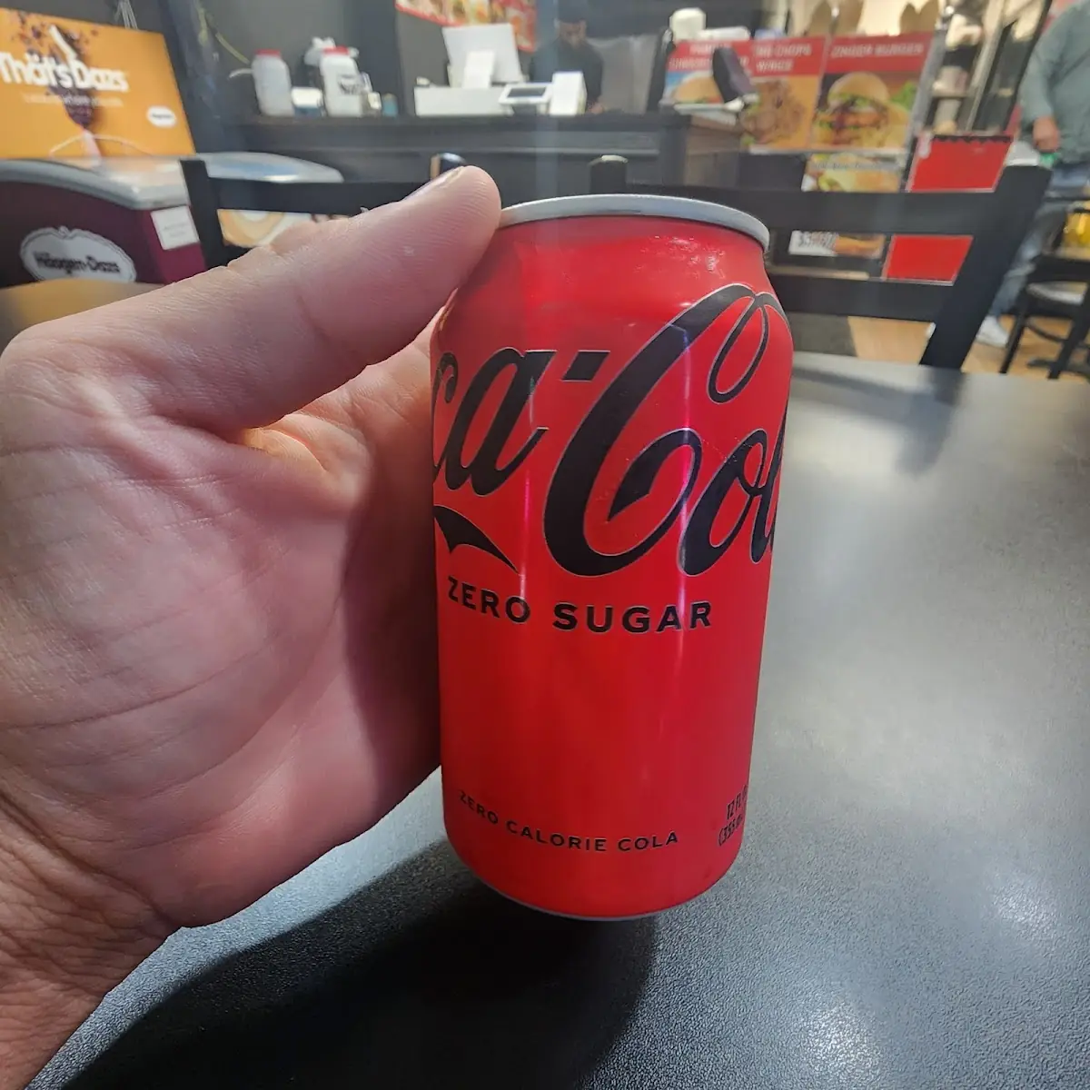 Coke Zero Can Soda