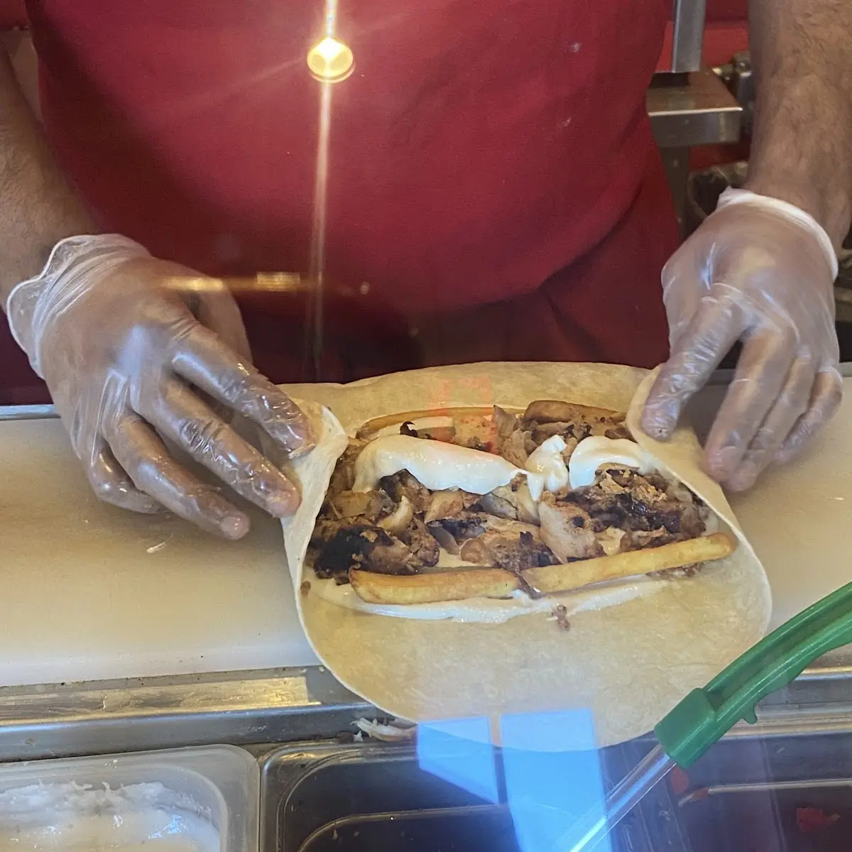 Grilled Chicken Shawarma Wrap