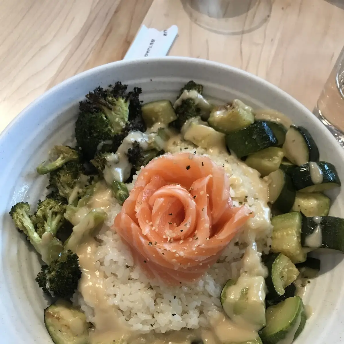 Protein Bowl with Salmon Sashimi