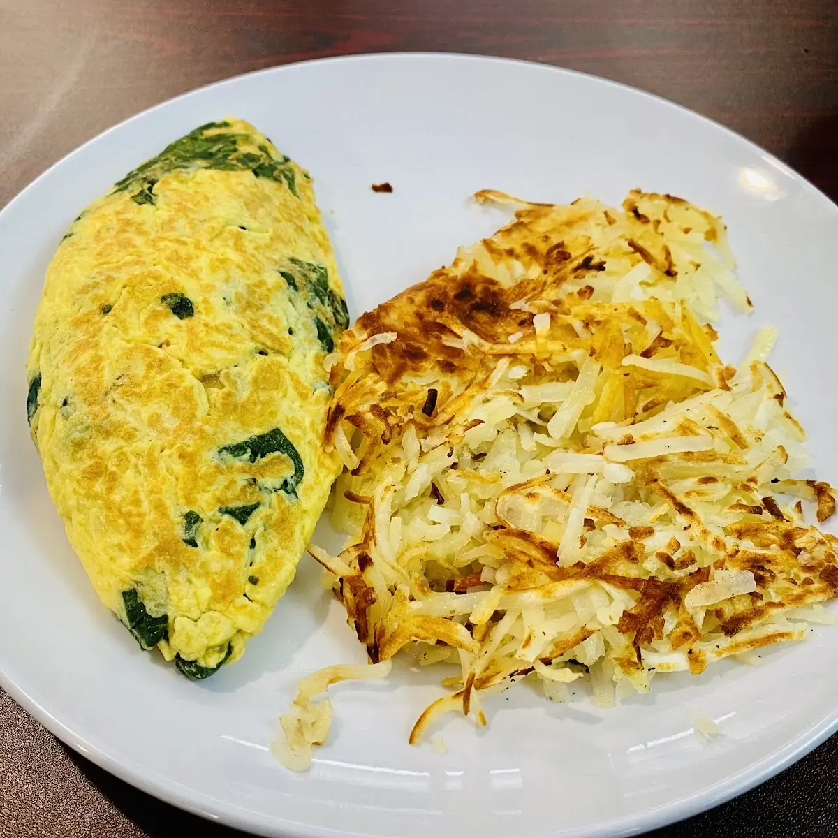 Spinach & Feta Omelette