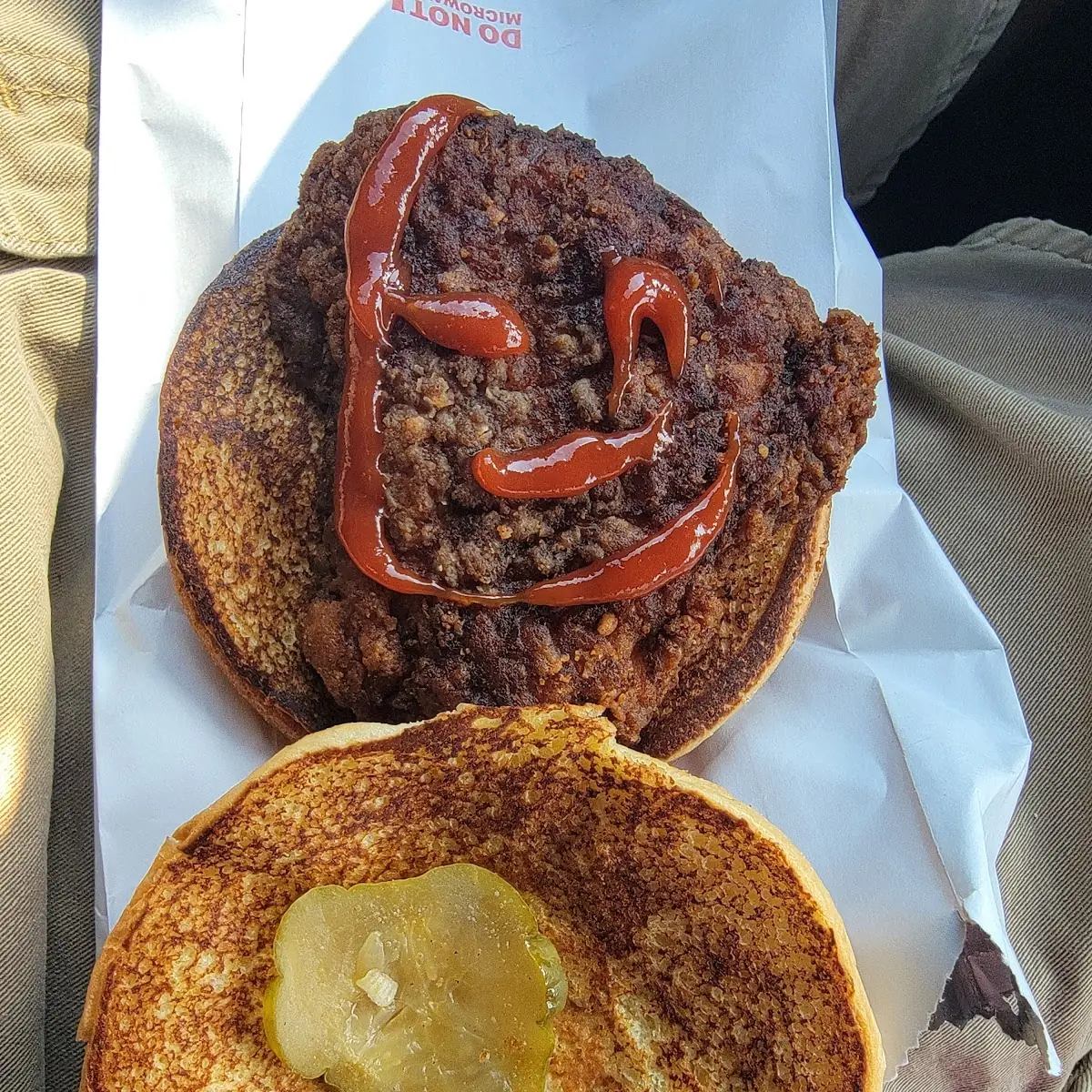 Burnt Crispy Chicken Sandwich