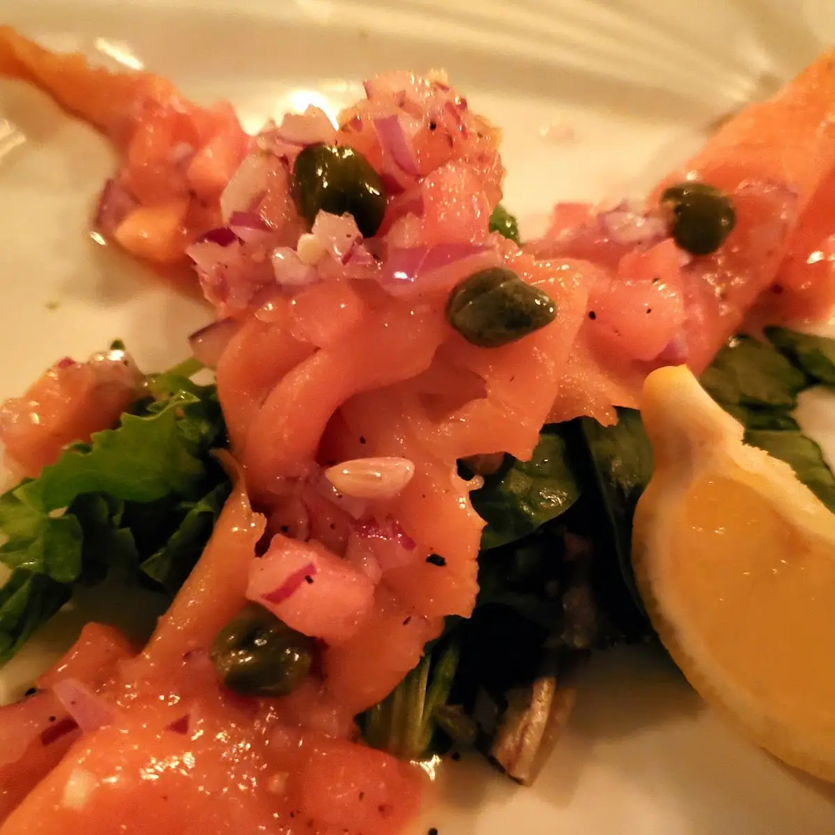 Smoked Salmon Carpaccio