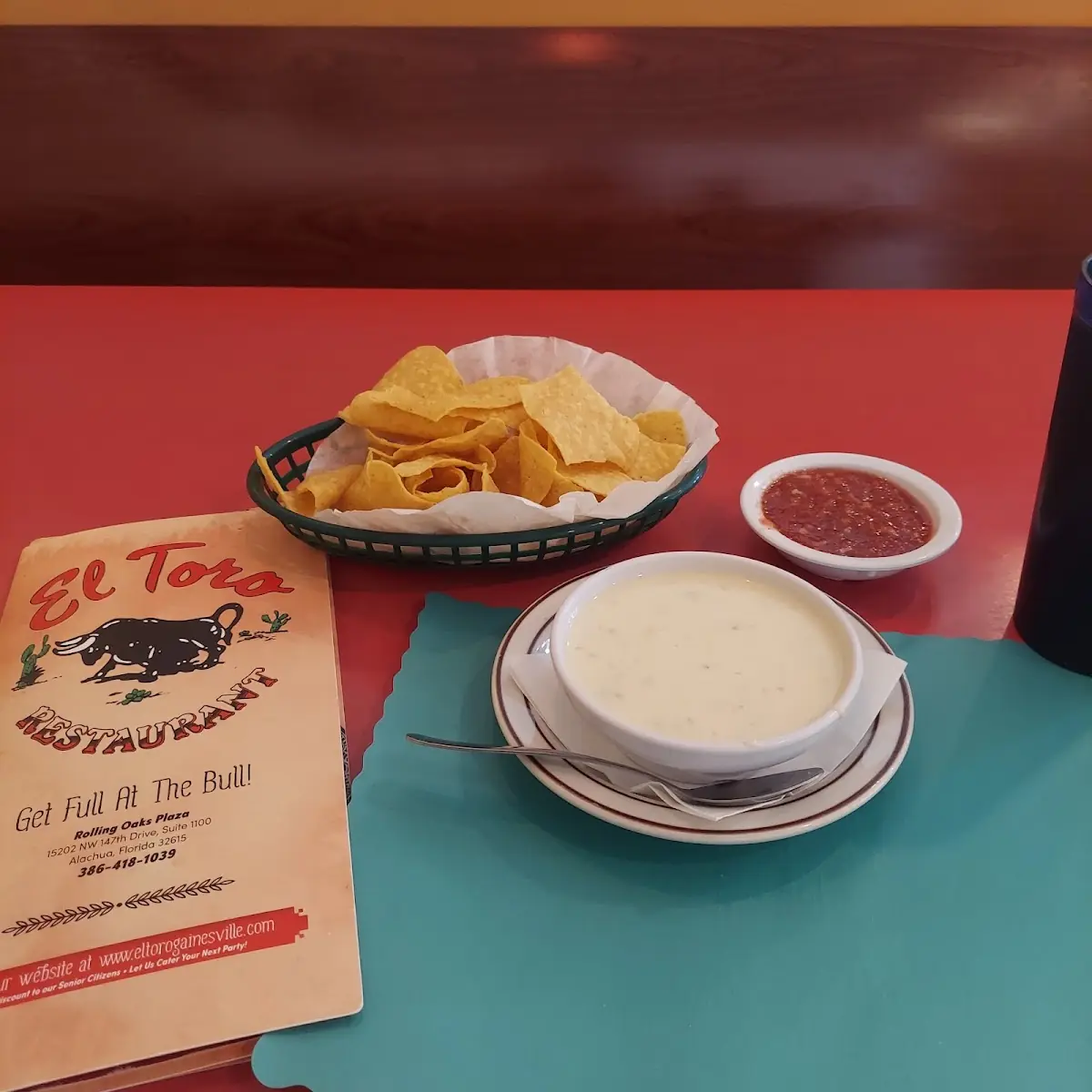 Queso Chips and Salsa