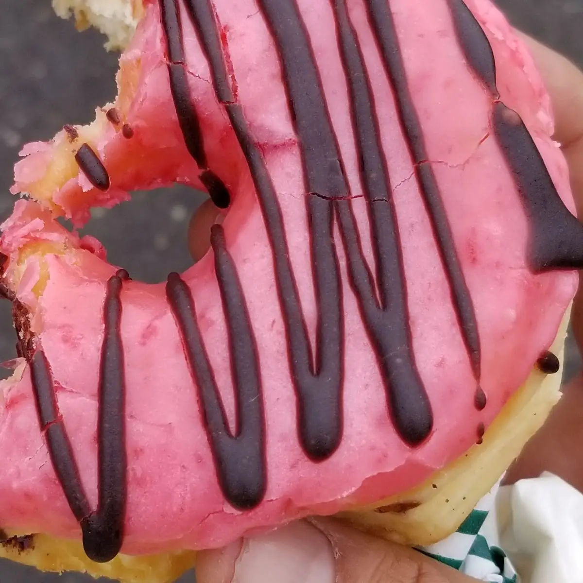 Raspberry Chocolate Donuts