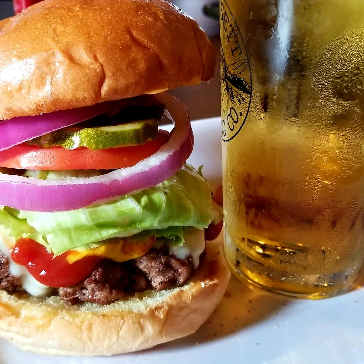 Burger and Fries